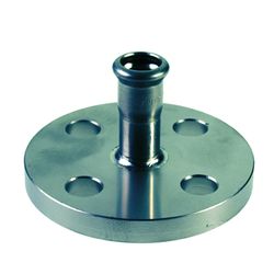 Raccord à bride à sertir, acier, DN65 x 76.1mm, chauffage, PN6, VSH XPress Staalverzinkt C1427